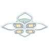 Светодиодная диммируемая люстра с ПДУ Profit Light 8439/4+4A WHT 200W+8W RGB