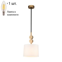 Подвесной светильник с лампочкой Favourite Roshe 2624-1P+Lamps E14 Свеча