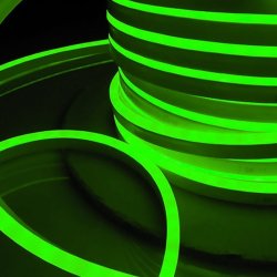 50м. Комплект неоновой ленты зеленого цвета 2835, 9.6W, 220V, 120LED/m, IP67 Elektrostandard a040596