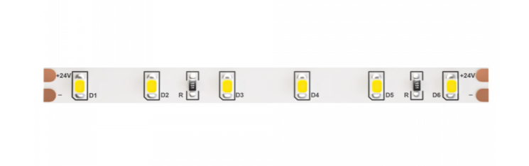 5м. Светодиодная лента теплого цвета 3000К, 4,8W, 24V, 60LED, IP65 Led strip Maytoni 10139