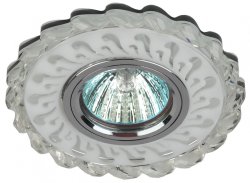 Встраиваемый светильник c LED подсветкой Эра DK LD36 SL/WH (Б0036480)