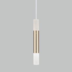 Подвесной светодиодный светильник Eurosvet Axel 50210/1 LED золото (a054208)