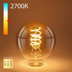 Филаментная светодиодная лампа E27 5W 2700K (теплый) G95 Elektrostandard Dimmable F BLE2747 (a053409)