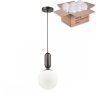 Подвесной светильник с лампочкой Odeon Light Okia 4668/1+Lamps E27 P45