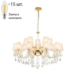 Подвесная люстра с лампочками Favourite Cutie 2868-15P+Lamps E14 Свеча