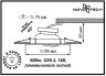 Встраиваемый светильник Novotech Antic 369162