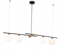 Подвесной светильник Indigo Opaco 11015/4P Black