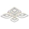 Светодиодная диммируемая люстра с ПДУ Profit Light  8439/4+4B WHT 200W+10W RGB