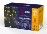 Светодиодная гирлянда ЭРА бахрома 220V теплый белый ENIB-01B