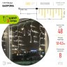 Светодиодная гирлянда ЭРА бахрома 220V теплый белый ENIB-01B