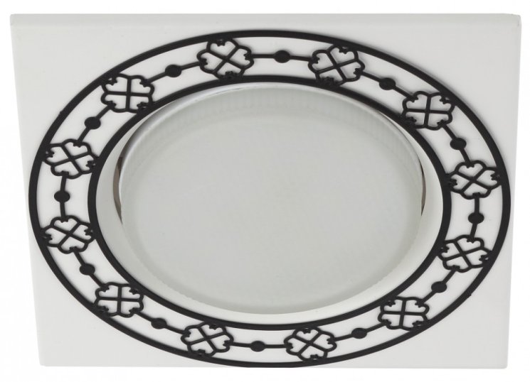 Встраиваемый светильник Эра KL78 WH/BK (Б0037367)