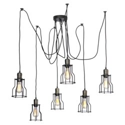 Подвесная люстра-паук Lussole Loft Shirley LSP-9310