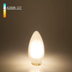 Филаментная светодиодная лампа E14 7W 4200К (белый) C35 Elektrostandard BLE1410 (a049063)