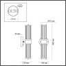 Бра с лампочками  Odeon Light Kepa 4944/2W+Lamps Е27 Свеча
