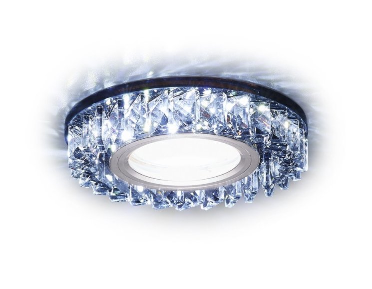 Встраиваемый светодиодный светильник Ambrella light Led S255 BK