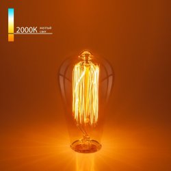 Ретро лампа Эдисона E27 60W 2000К (теплый) Elektrostandard ST64 (a034964)