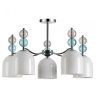 Люстра на штанге с лампочками Lumion Gillian 5235/5C+Lamps E14 Свеча