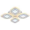 Светодиодная диммируемая люстра с ПДУ Profit Light 8439/4A WHT 104W+7W RGB
