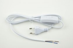 Сетевой шнур с вилкой и выключателем. 2А 500Вт 1.7м. Uniel UCX-C10/02A-170 WHITE (UL-00004428)