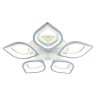 Светодиодная люстра с ПДУ Profit Light 8069/5+5 WHT 220W+11W RGB