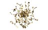 Бра Crystal Lux GARDEN AP-PL3 D400 GOLD