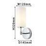 Бра с лампочкой Favourite Palmarius 2814-1W+Lamps E14 Свеча