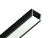 Алюминиевый профиль накладной 18*4 для светодиодной ленты до 15мм Ambrella light ILLUMINATION Alum GP1750BK