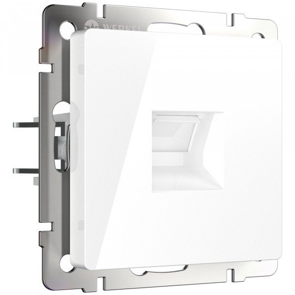 Розетка Ethernet RJ-45 (белая) Werkel W1181001