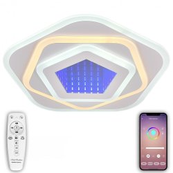 Потолочная люстра с Bluetooth и пультом ДУ Natali Kovaltseva LED HIGH-TECH LED LAMPS 82034