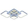 Светодиодная диммируемая люстра с ПДУ Profit Light 8057/2+2 CHR 112W+8W RGB