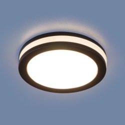 Светильник встраиваемый Elektrostandard DSKR80 5W 4200K BK черный (a049707)