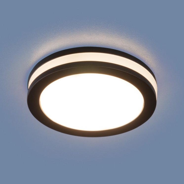 Светильник встраиваемый Elektrostandard DSKR80 5W 4200K BK черный (a049707)