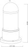 Ландшафтный светильник Arte Lamp Coppia A5217FN-1BK