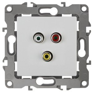 Розетка RCA ЭРА 12 12-3113-01 Б0027471