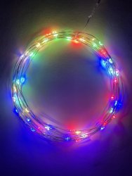 5м. Гирлянда на батарейках Нить Эра RGB ENIN -5NM (Б0047959)