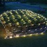 1,2*1,5м. Электрогирлянда-конструктор ''Сеть'' 144LED (синий) IP44 Vegas 55032