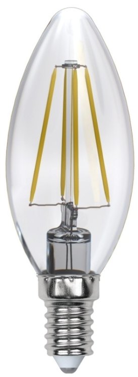 Диммируемая светодиодная лампа E14 5W 4000K (белый) Air Uniel LED-C35-5W-NW-E14-CL-DIM GLA01TR (UL-00002862)