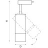 Однофазный LED светильник 30W 3000К для трека Volta Lightstar 229337