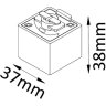 Адаптер для однофазного шинопровода CLT 0.212 Crystal Lux (CLT 0.212 03 BL)