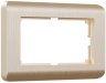 Рамка для двойной розетки (шампань) Werkel W0082111