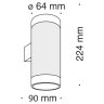 Бра Maytoni Dafne C027WL-L10W