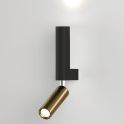 Настенный светильник Eurosvet 40020/1 LED черный/латунь (a061312)