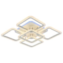 Светодиодная диммируемая люстра с ПДУ Profit Light 8075/4+1 PGD 140W+10W RGB