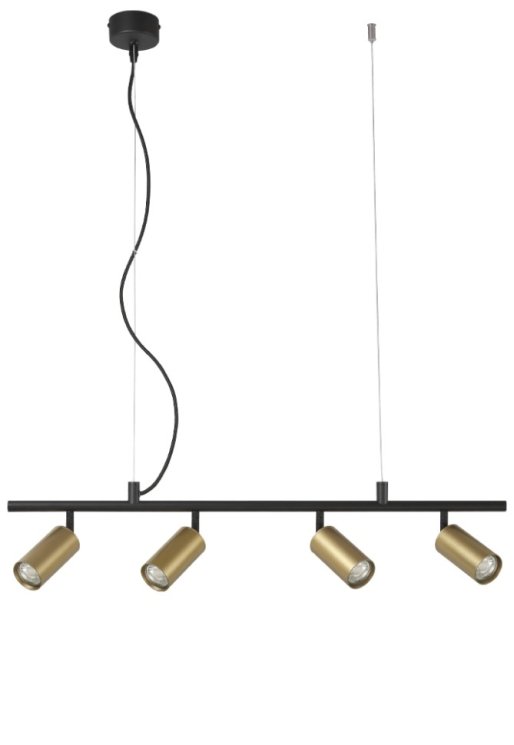 Подвесной светильник Crystal Lux CLT 015C4 L800 BL-GO