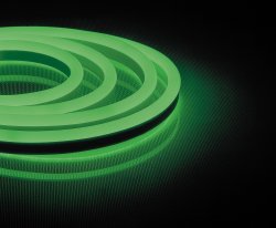 50м. Комплект неоновой ленты зеленого цвета 2835, 9,6W/m, 220V, 120LED/m, IP67 Feron LS720 (29564)