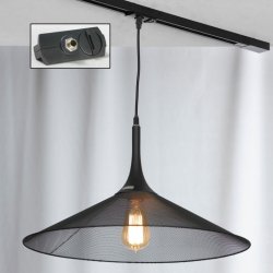 Однофазный светильник на подвесе для трека Cheektowaga Lussole Loft LSP-9813-TAB