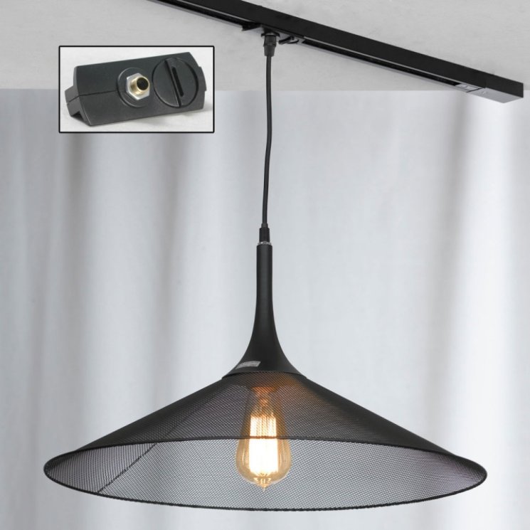 Однофазный светильник на подвесе для трека Cheektowaga Lussole Loft LSP-9813-TAB