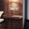 Рамка из стекла на 4 поста Elite дымчатый Werkel W0042417