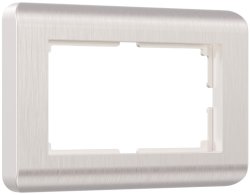 Рамка для двойной розетки (перламутровый) Werkel W0082113
