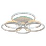Светодиодная диммируемая люстра с ПДУ Profit Light 8047/3+3 WHT 180W+8W RGB